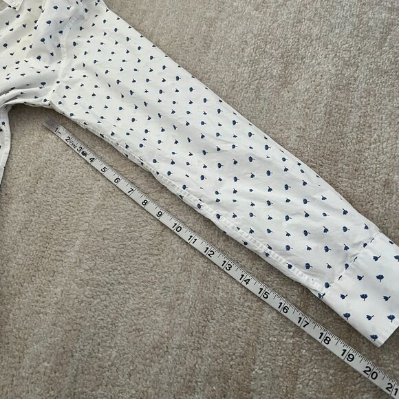 Bonobos Slim Fit Long Sleeve Button Down Shirt M White Blue Cotton - Picture 7 of 9